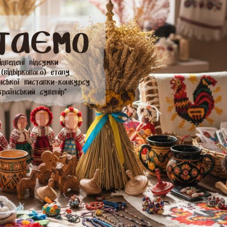 Підсумки І (відбіркового) етапу Всеукраїнської виставки-конкурсу «Український сувенір»!